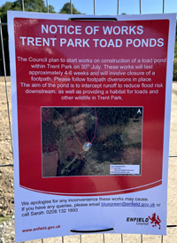LL17 Trent Park diversion notice