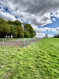 LL21 Fence by horse ride after Pyrgo gate posts