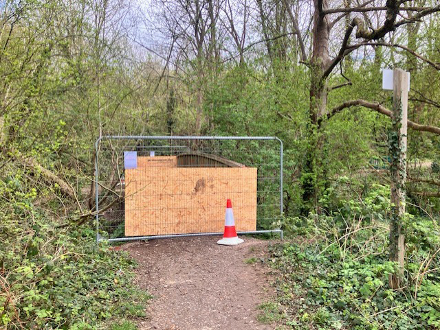 LL8 sixacre meadow bridge closed